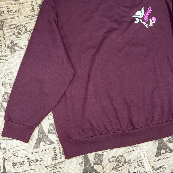 Latino Heritage Month By Sol Cotti Unisex Burgundy Crew Neck Adult Sweatshirt - Picture 3 of 13